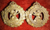 174th Battalion (Cameron Highlanders) Collar Badge Pair